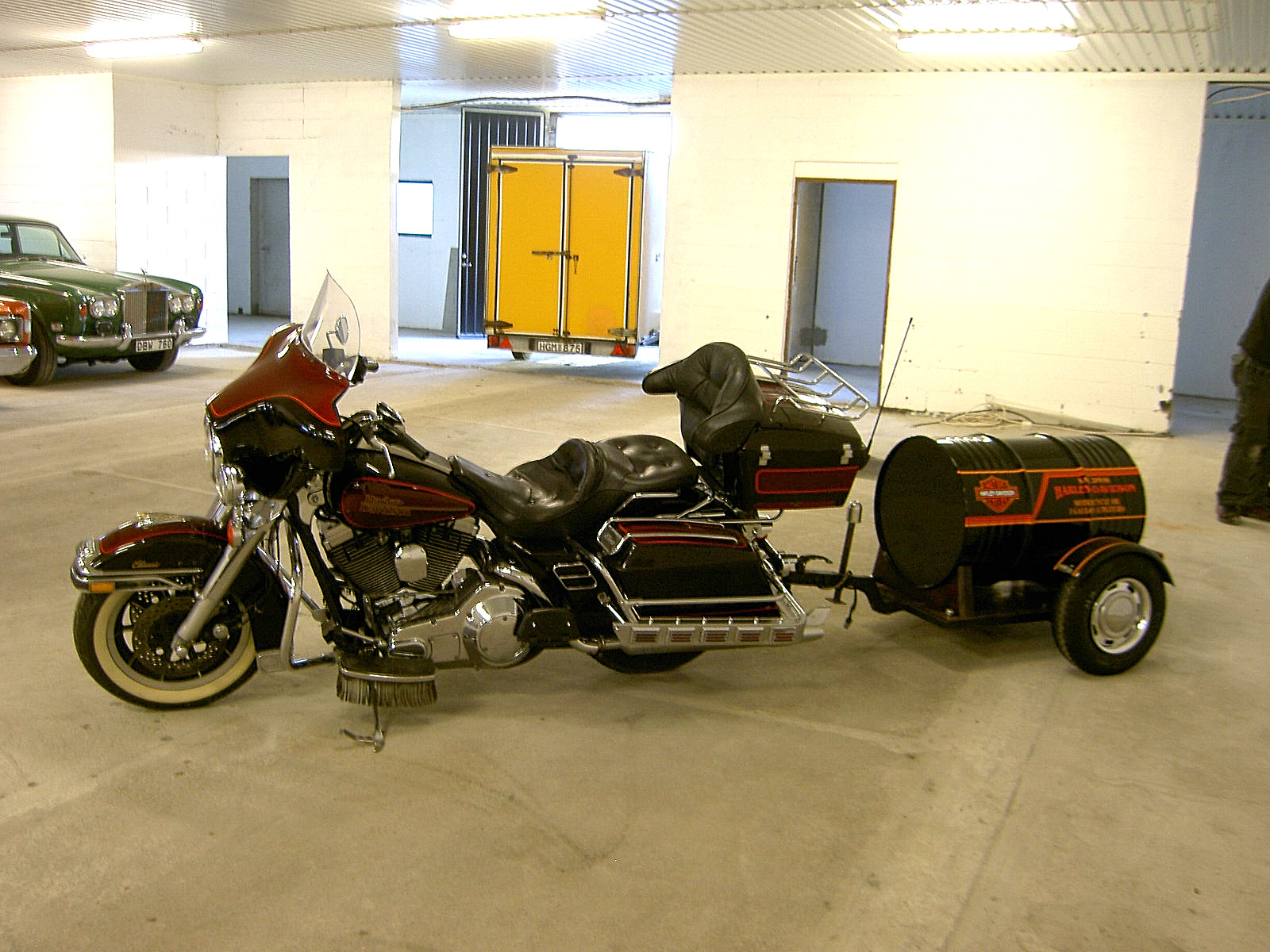 Harley Davidson. Husbilar i Ystad